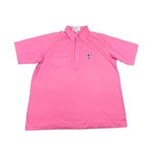 Vintage Disney Fashions  Men’s Mickey Mouse Polo Shirt Size XL Pink